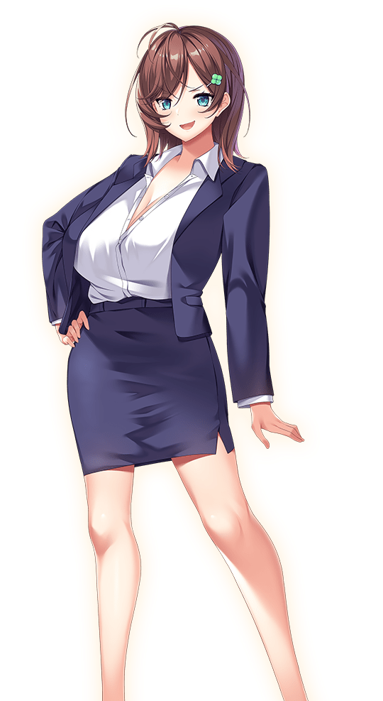 【徒勞無功的新人編輯】
勘解由小路 靜裡 CV:しましまはかせ