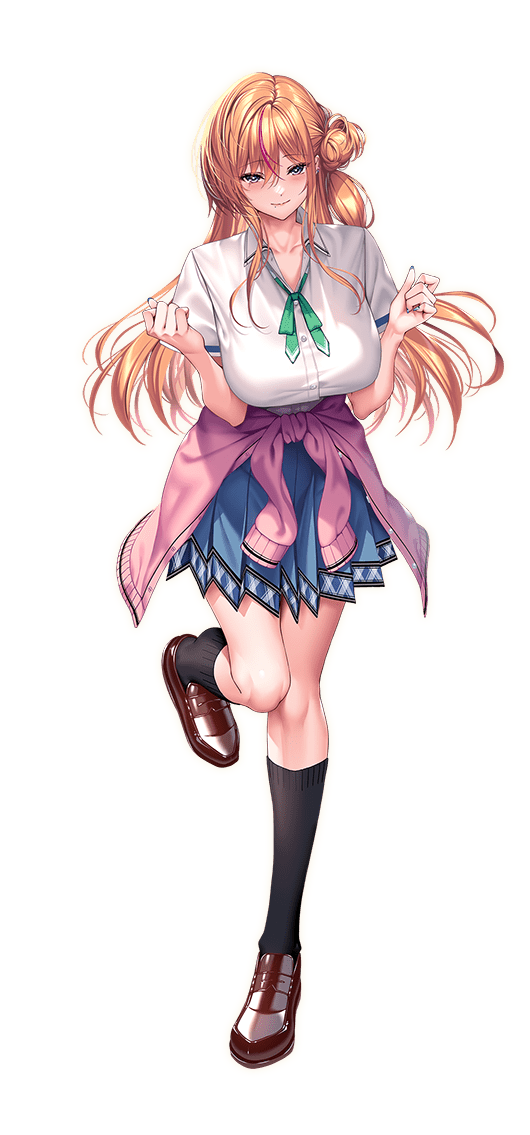 开朗积极、热爱快乐的辣妹
柳木叶梦(KANON YANAGI) CV:星野うちゆ