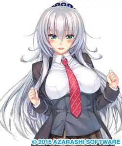 冷艳而呆萌!?表里不一的前辈学生会长
硯川・e・涙香 (すずりかわ・ゆーふらじー・るいか) CV:一色ヒカル