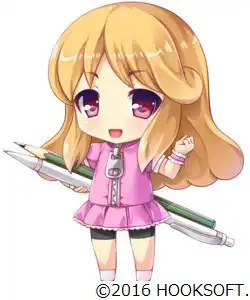 總是充滿元氣的頑皮少女
筆盒的擬人化
ペンペンCV:緑風ひな